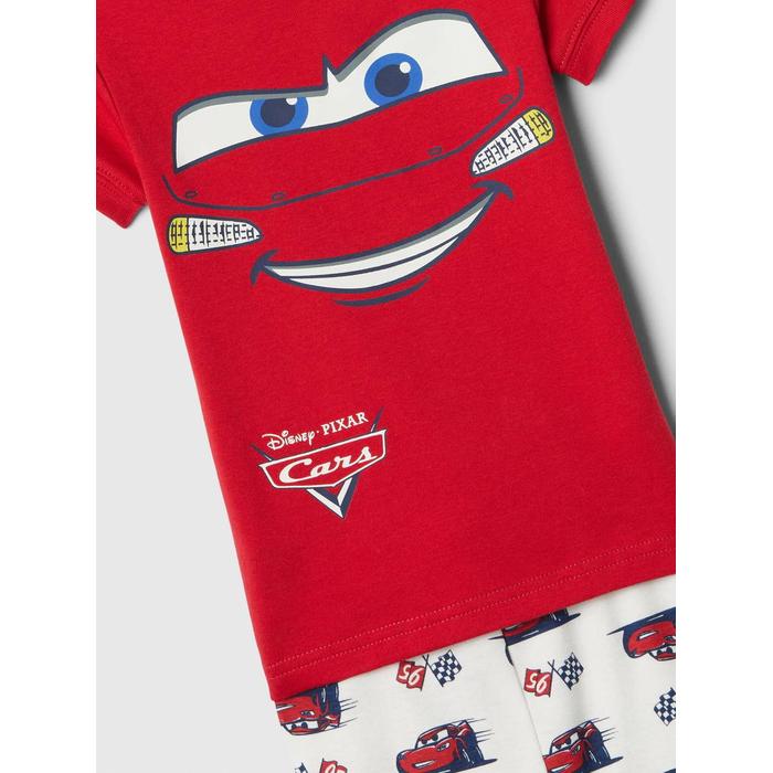 Рисунок хлопка 100% Cars Пижамный комплект с рисунком 100% хлопок Disney Cars Пижамный комплект с рисунком цвет: Красный