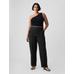 Mid Rise Pull-On Kargo Pantolon цвет: Чёрный