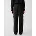 Mid Rise Pull-On Kargo Pantolon цвет: Чёрный