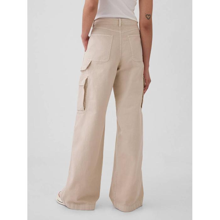 Low Rise Baggy Kargo Khaki Pantolon цвет: Бежевый