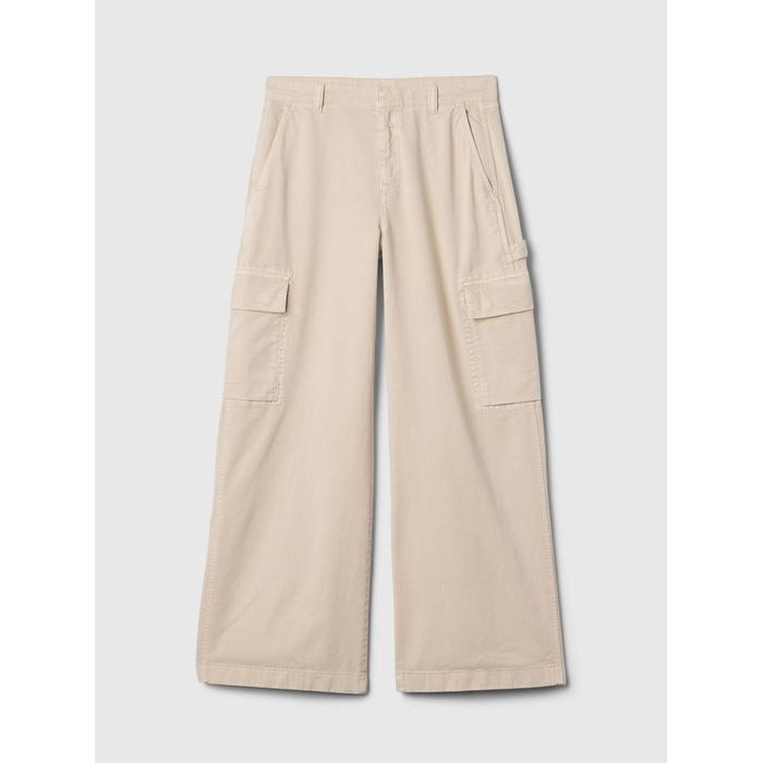 Low Rise Baggy Kargo Khaki Pantolon цвет: Бежевый
