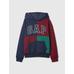 Gap Logo Relaxed Fleece Sweatshirt цвет: Синий