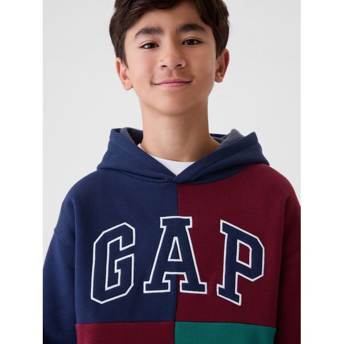 Gap Logo Relaxed Fleece Sweatshirt цвет: Синий