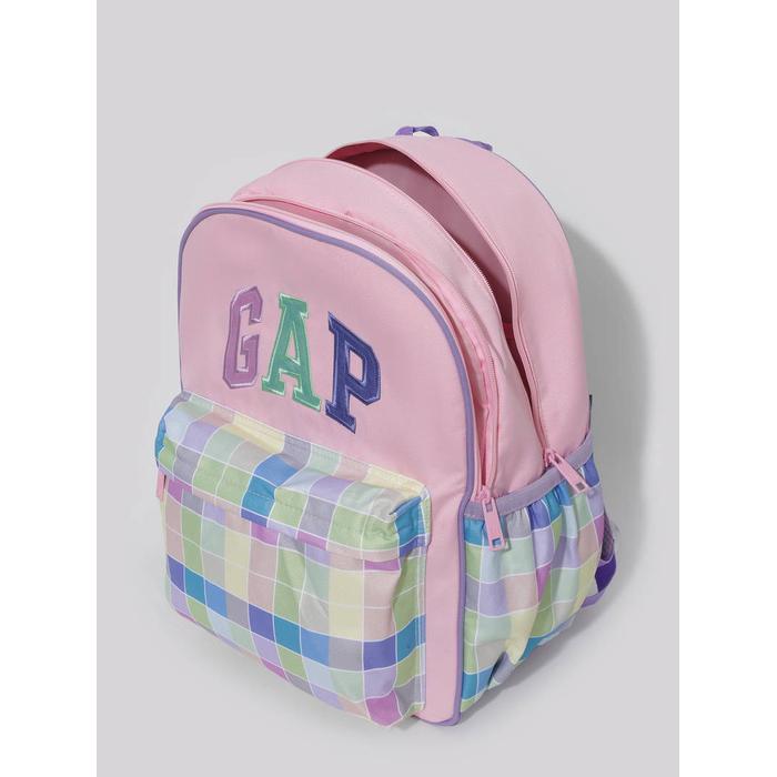 Рюкзак с двойным отсеком с логотипом Gap цвет: Розовый