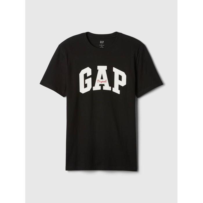 Повседневная футболка с логотипом Soft Gap цвет: Чёрный