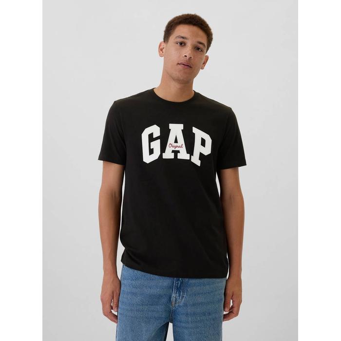 Повседневная футболка с логотипом Soft Gap цвет: Чёрный