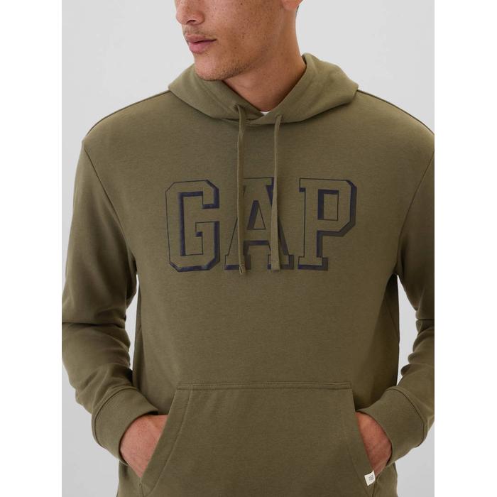 Gap Logo Fransız Havlu Kumaş Sweatshirt цвет: Хаки