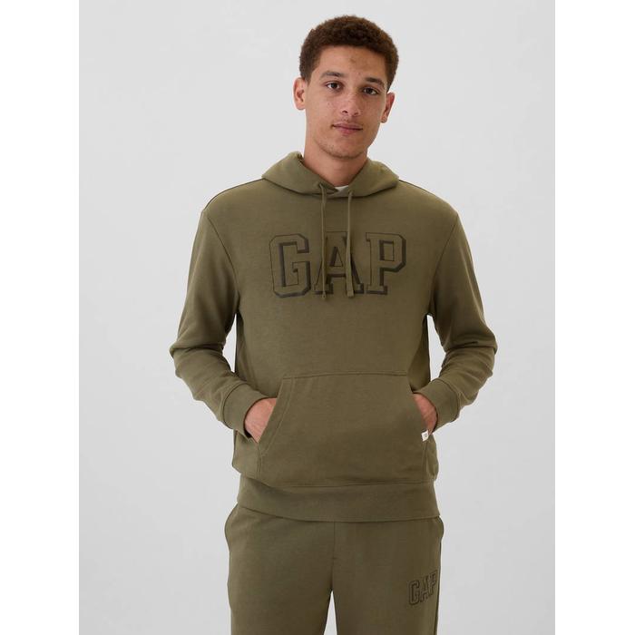 Gap Logo Fransız Havlu Kumaş Sweatshirt цвет: Хаки