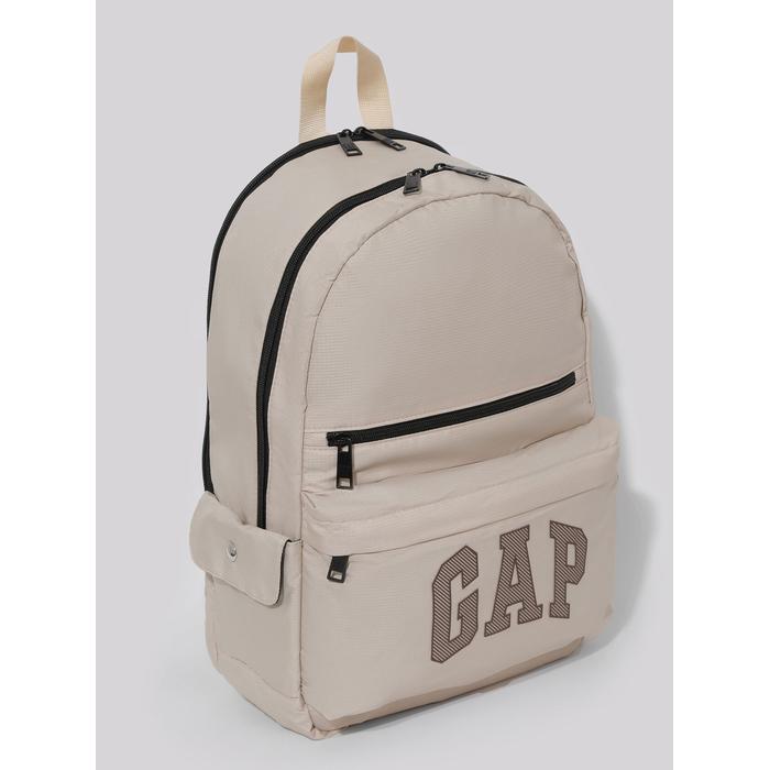 Рюкзак с двойным отсеком с логотипом Gap цвет: Бежевый