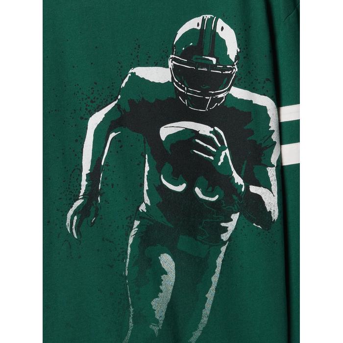 Grafikli T-Shirt цвет: Зелёный