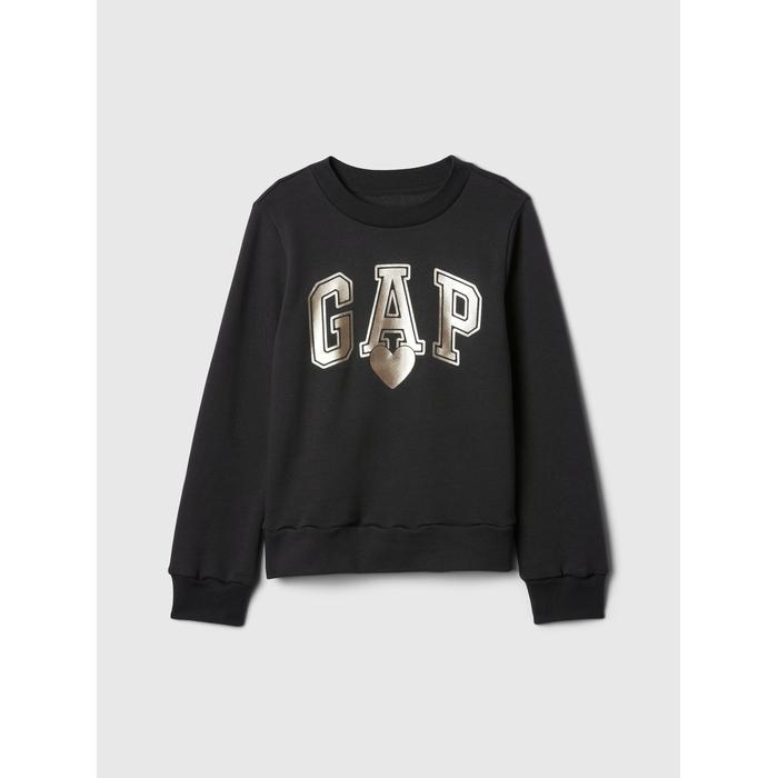 Gap Logo Fleece Sweatshirt цвет: Чёрный