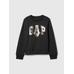 Gap Logo Fleece Sweatshirt цвет: Чёрный