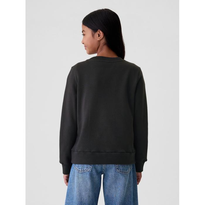 Gap Logo Fleece Sweatshirt цвет: Чёрный