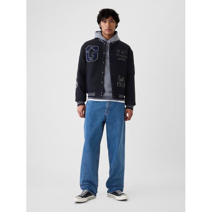 Yün Bomber Ceket цвет: Синий