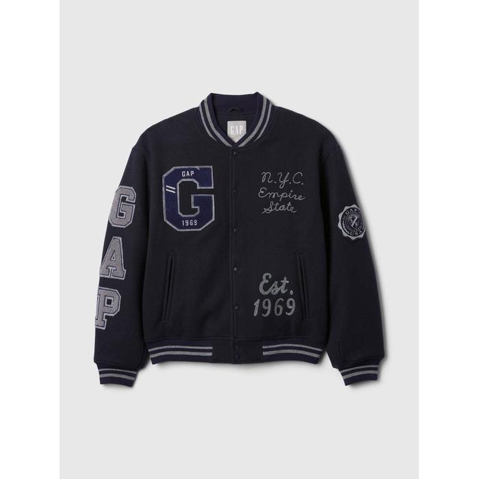 Yün Bomber Ceket цвет: Синий
