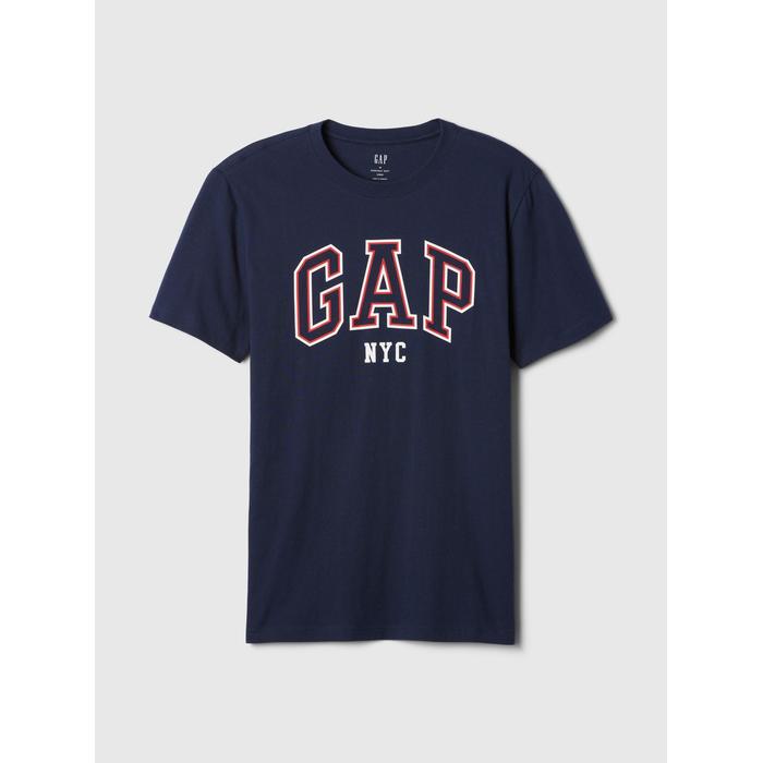 Повседневная футболка с логотипом Soft Gap NYC цвет: Синий