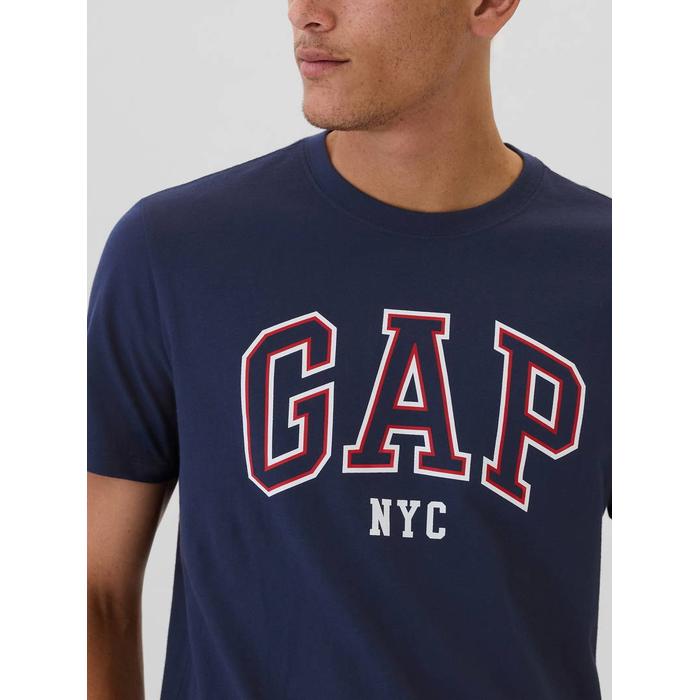 Повседневная футболка с логотипом Soft Gap NYC цвет: Синий