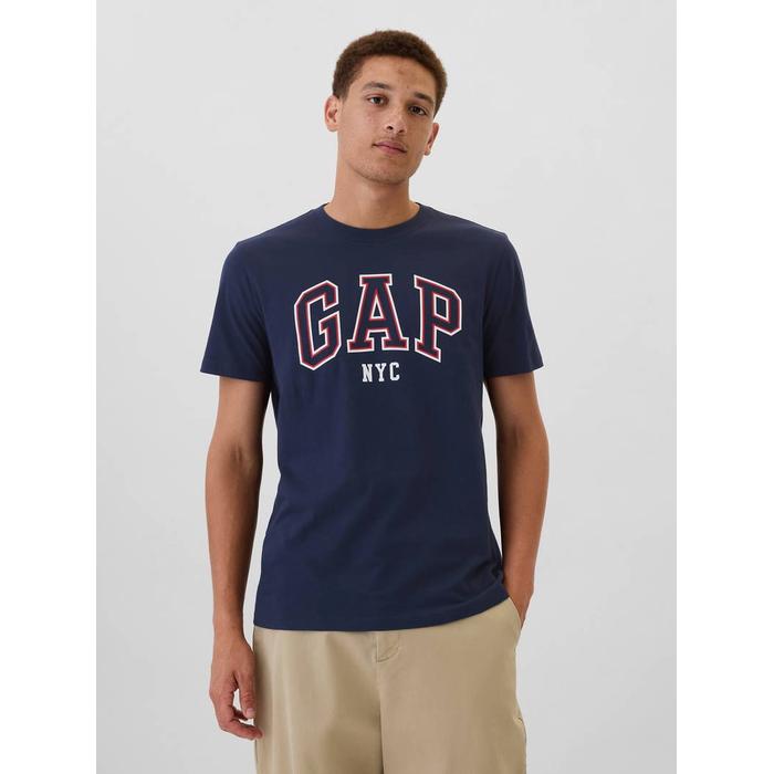 Повседневная футболка с логотипом Soft Gap NYC цвет: Синий