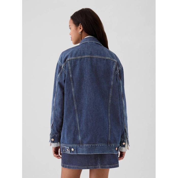 Oversized Icon Denim Ceket цвет: Голубой