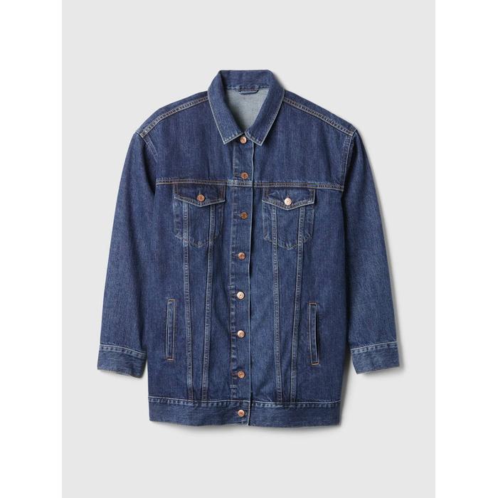 Oversized Icon Denim Ceket цвет: Голубой