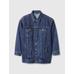 Oversized Icon Denim Ceket цвет: Голубой