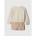 Brannan Bear İşlemeli 2'li Outfit Set цвет: Бежевый