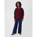 Gap Logo Yarım Fermuarlı Pullover Sweatshirt цвет: Красный