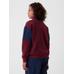Gap Logo Yarım Fermuarlı Pullover Sweatshirt цвет: Красный