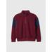Gap Logo Yarım Fermuarlı Pullover Sweatshirt цвет: Красный