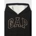 Gap Logo Fermuarlı Sherpa Sweatshirt цвет: Чёрный