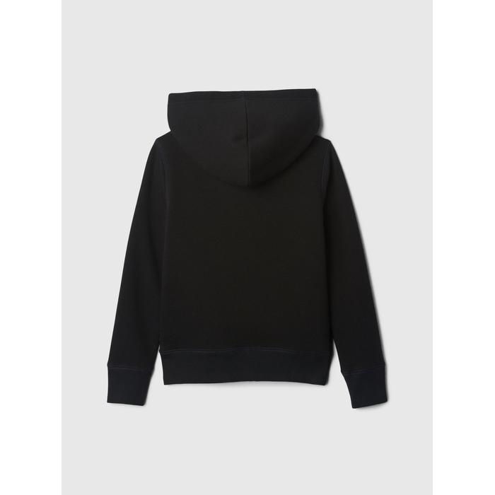 Gap Logo Fermuarlı Sherpa Sweatshirt цвет: Чёрный