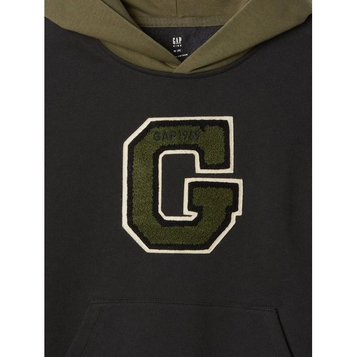 Gap Logo Varsity Sweatshirt цвет: Чёрный