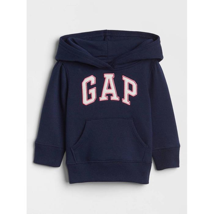 Флисовая толстовка с капюшоном с логотипом Gap цвет: Голубой