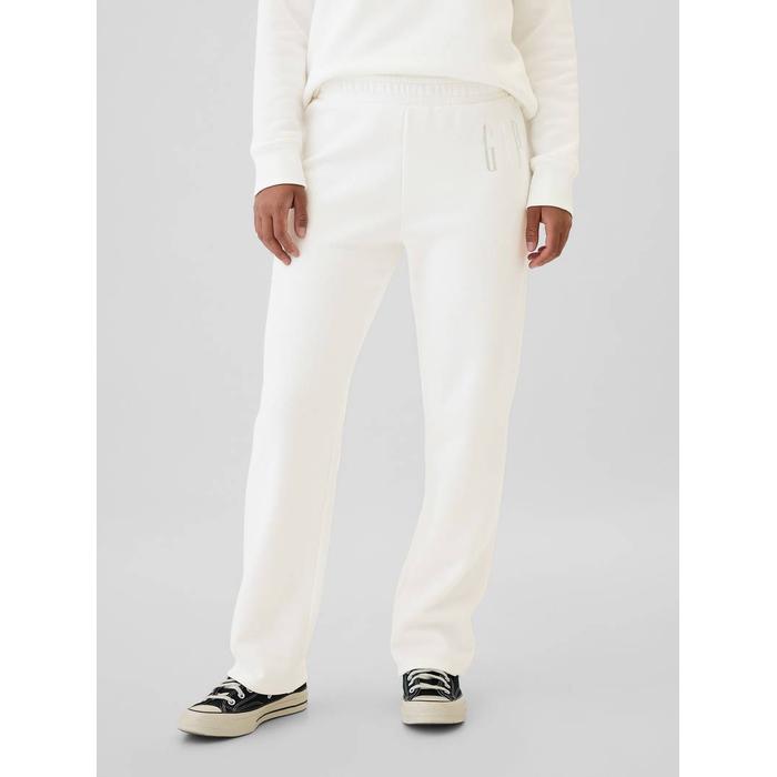 Gap Logo Bootcut Pull-On Fleece Eşofman Altı цвет: Белый