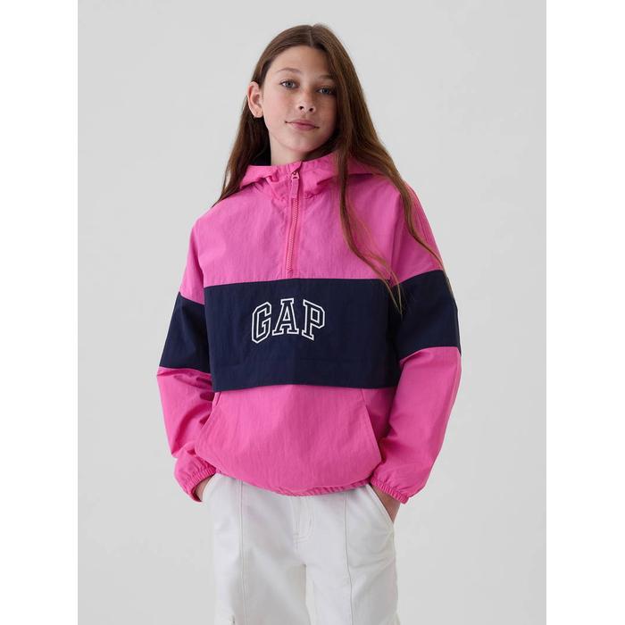 Плащ с логотипом Gap и половинной застежкой-молнией цвет: Розовый