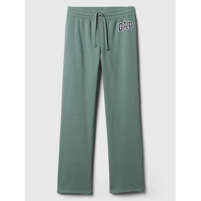 Спортивные штаны из флиса с логотипом Gap Bootcut цвет: Зелёный