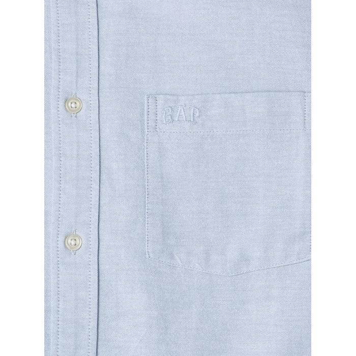 Gap Logo Oversize Oxford Gömlek цвет: Голубой