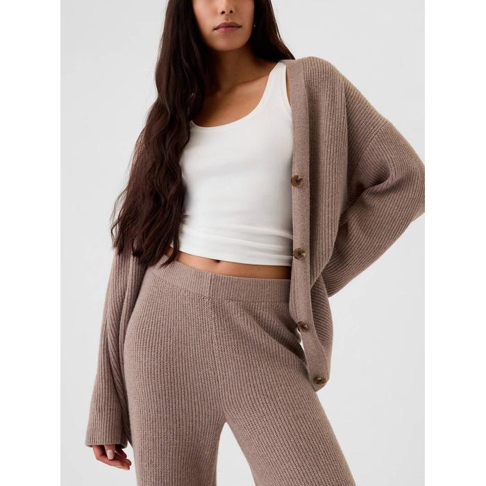 CashSoft Shaker Örgü Triko Pantolon цвет: Коричневый