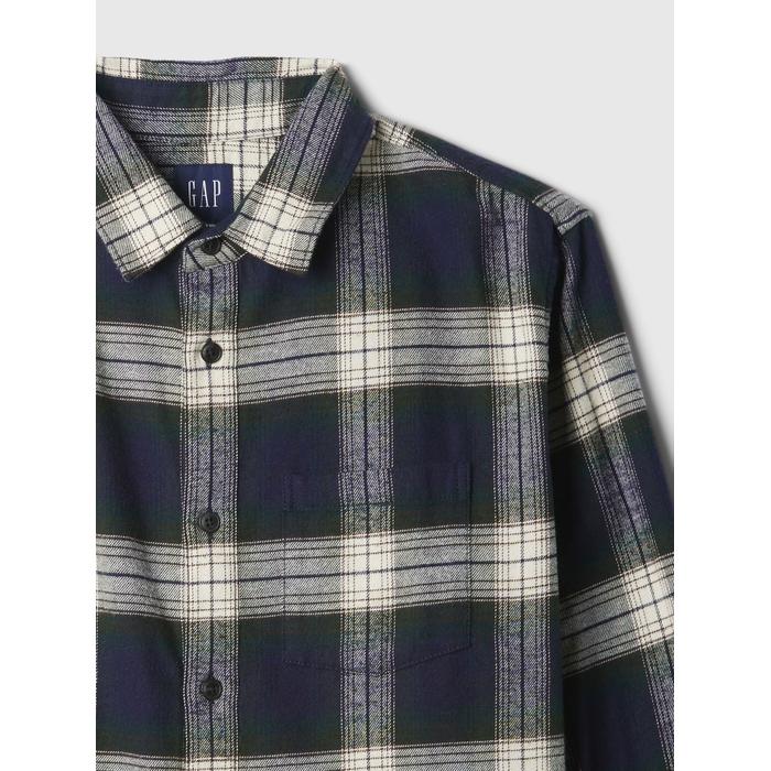 Organik Pamuk Flannel Gömlek цвет: Синий