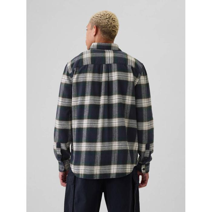 Organik Pamuk Flannel Gömlek цвет: Синий