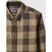 Waffle Örgü Flannel Gömlek цвет: Коричневый