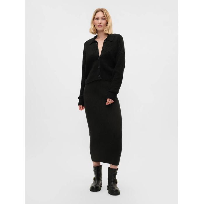 CashSoft Relaxed Rib Hırka цвет: Чёрный