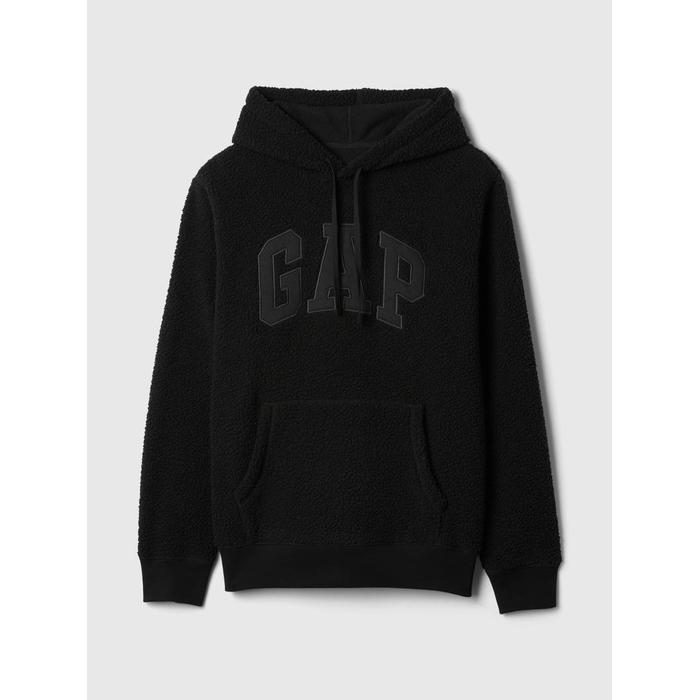 Gap logo Sherpa kapüşonlu üst цвет: Чёрный