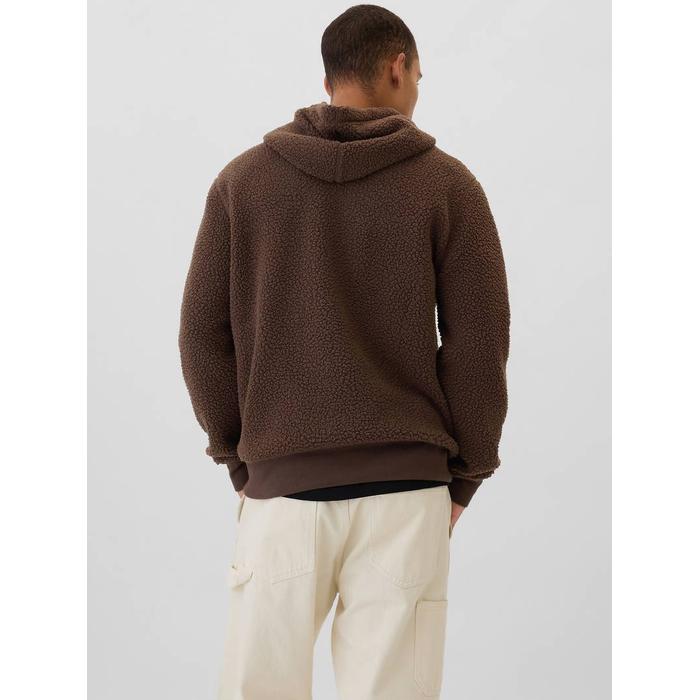 Gap logo Sherpa kapüşonlu üst цвет: Коричневый