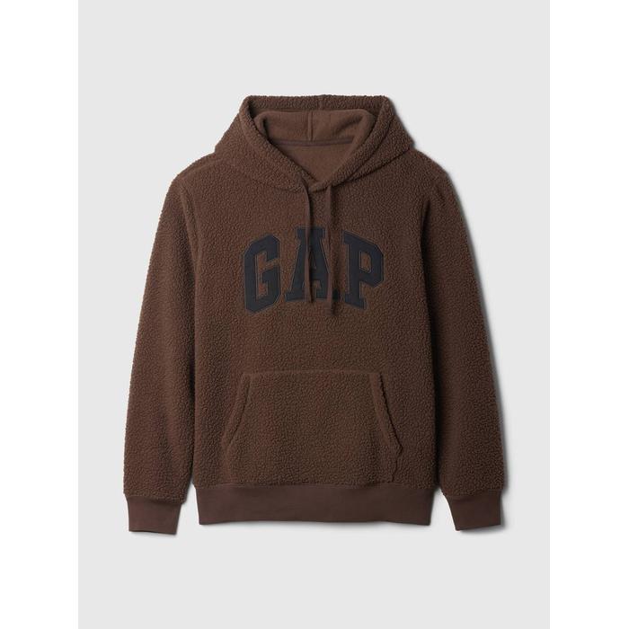 Gap logo Sherpa kapüşonlu üst цвет: Коричневый