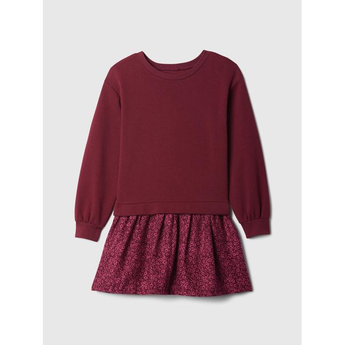 Relaxed Sweatshirt Fleece Elbise цвет: Красный