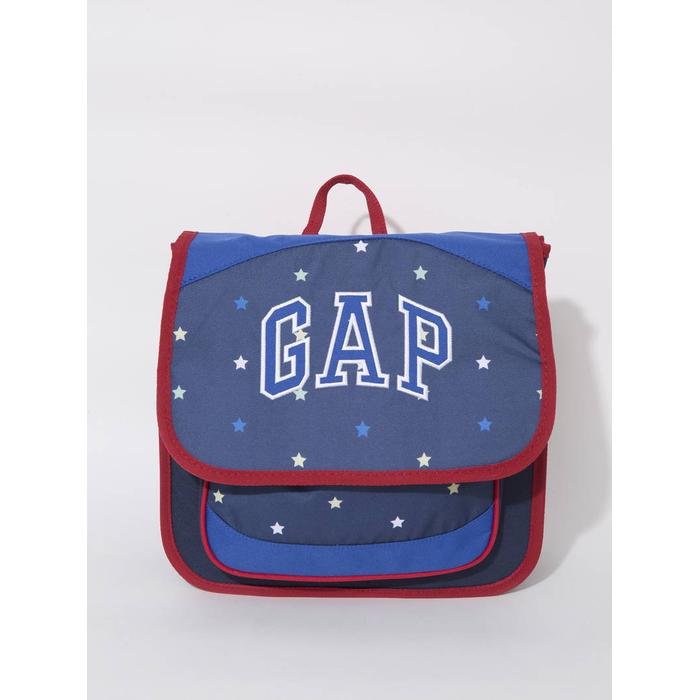Рюкзак с крышкой с логотипом Gap цвет: Голубой