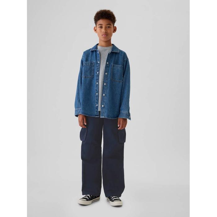 Baggy Kargo Pantolon цвет: Синий
