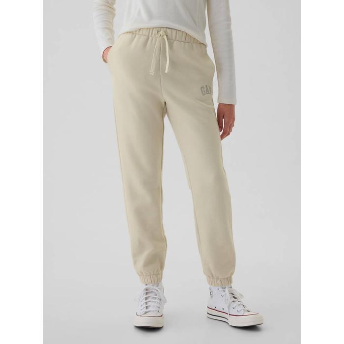 Gap Logo Jogger Slouchy Fleece Eşofman Altı цвет: Белый