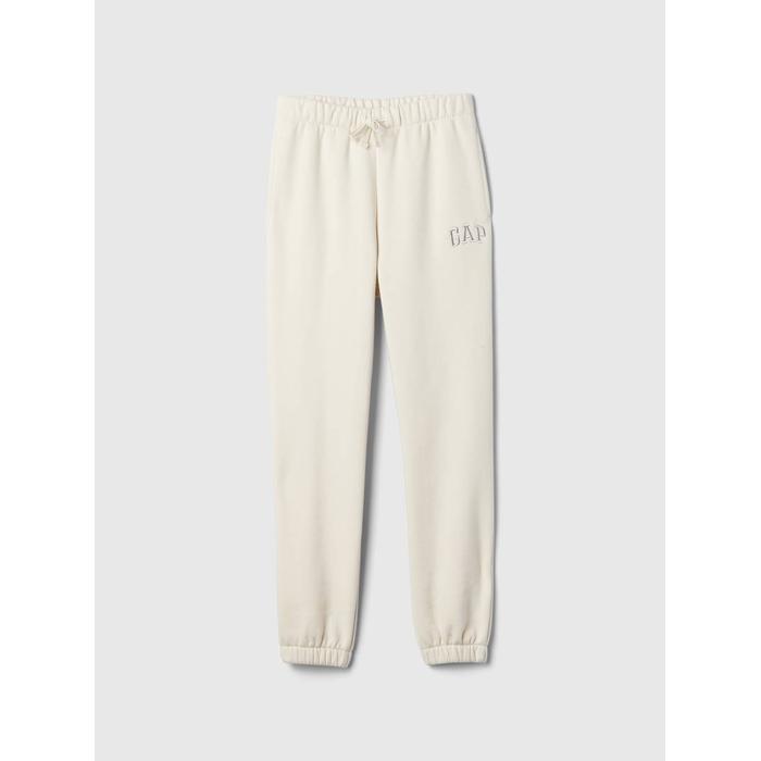Gap Logo Jogger Slouchy Fleece Eşofman Altı цвет: Белый